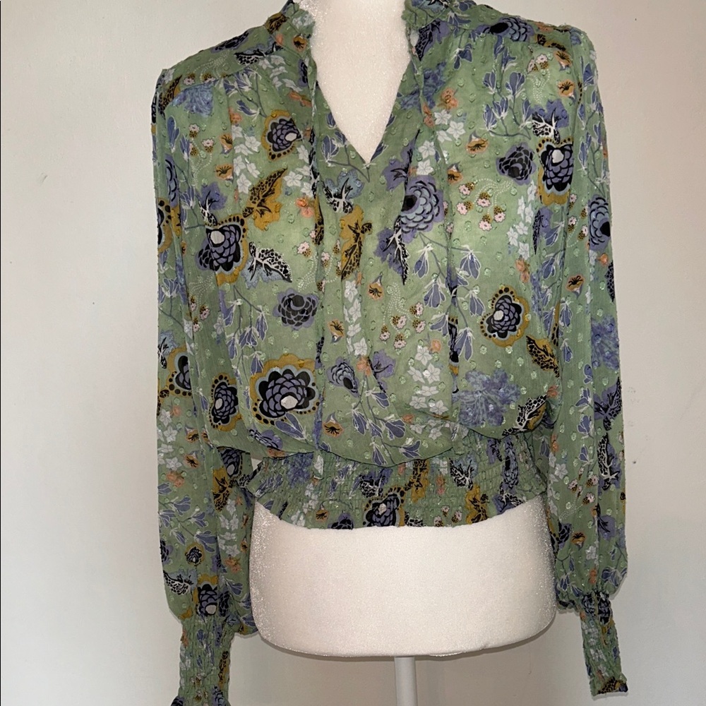 NWOT Rachel Zoe Peasant Blouse